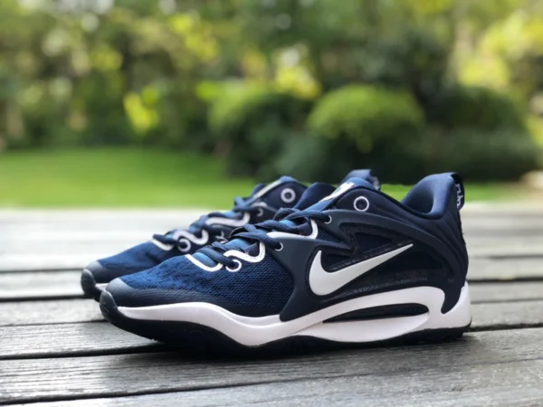 Durant 15. Generation blau-weißer KD15 EP Zoom Luftkissen Durant 15. Generation echte Basketball-Sneaker DO9826-400