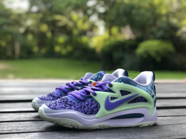 Durant 15 Purple Lan KD15 EP Zoom Luftkissen Durant echte Basketball-Sneaker der 15. Generation DM1054-500