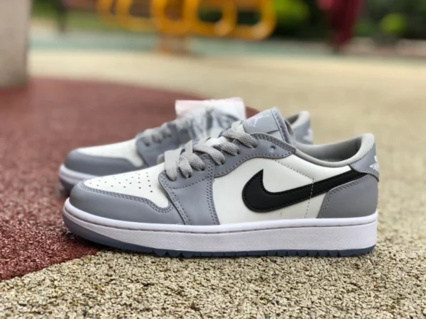 aj1 wolf grey low Air Jordan 1 Golf AJ1 wolf grey rutschfeste, verschleißfeste Basketballschuhe DD9315-002