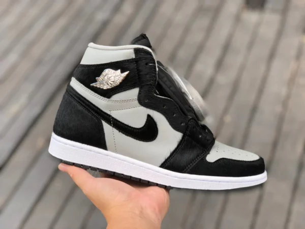 aj1 Panda Plush 2.0 Air Jordan 1 High OG WMNS „Twist 2.0“ Schwarz Grau DZ2523-001