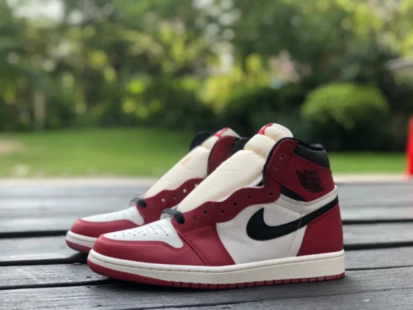 aj1 Chicago neuer AIR JORDAN 1 „CHICAGO REIMAGINED“ weiß und rot DZ5485-612