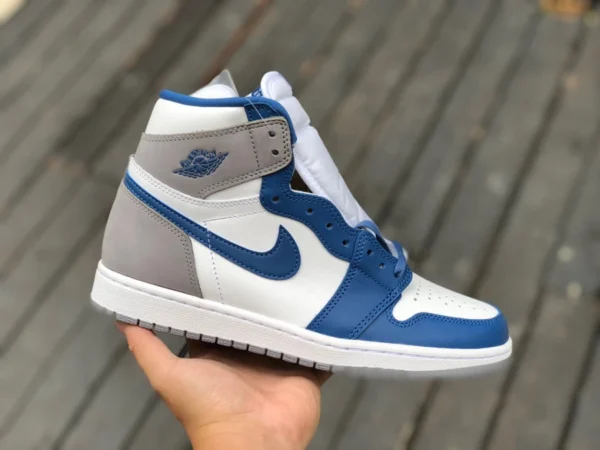 aj1 haze grau blau hohe Qualität Air Jordan 1 Retro haze grau blau High Top fd1437-410