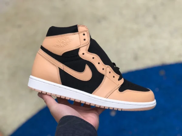 aj1 Tan Air Jordan 1 Retro High OG Tan Heirloom High Top Wheat 555088-202