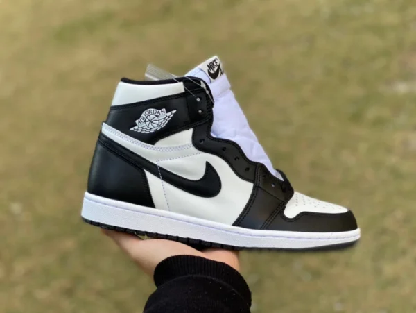 aj1 schwarz-weißer High-Top-Basketballschuh Air Jordan 1 High 85 AJ1 schwarz-weißer Panda-High-Top-Basketballschuh BQ4422-001