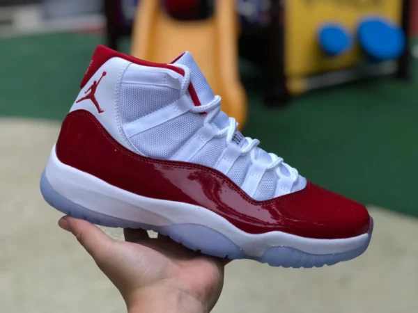 aj11 Cherry Red High Top Air Jordan 11 „Cherry“ AJ11 Cherry Red Weiß Rot CT8012-116