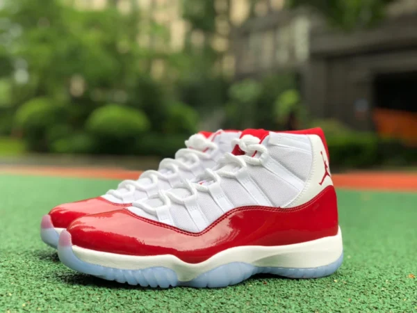 aj11 Cherry Red High Top Pure Original Air Jordan 11 „Cherry“ AJ11 Cherry Red White Red CT8012-116