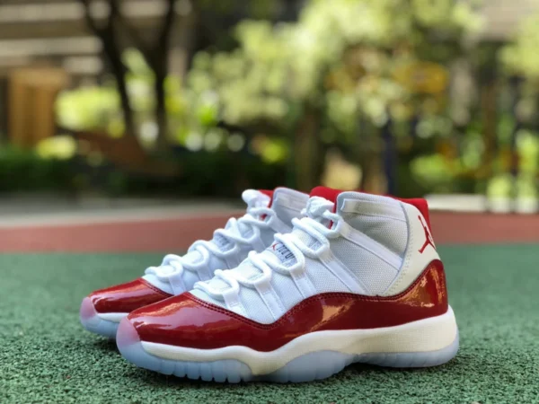 aj11 Cherry Red High-Top Pure Original Damen Air Jordan 11 „Cherry“ AJ11 Joe 11 Cherry Red Echt Carbon Damen High-Top Basketballschuhe 378038-116