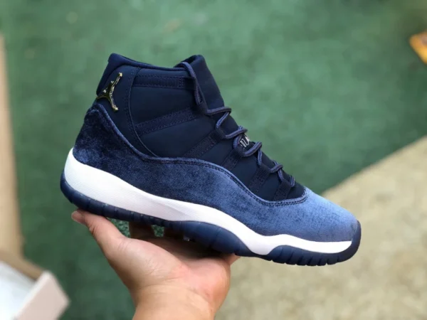 aj11 Velvet Navy Air Jordan 11 Velvet WMNS „Midnight Navy“ Velvet Midnight Navy AR0715-441