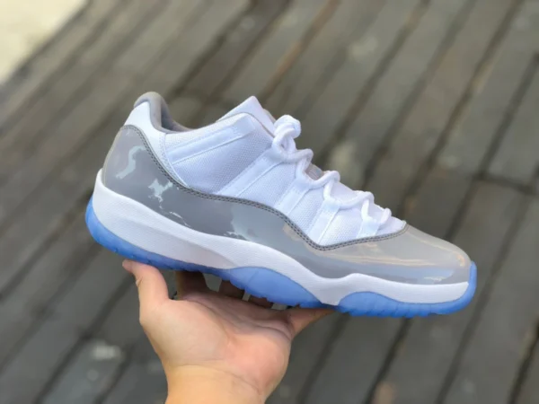 aj11 cooles Grau und Weiß niedrig Air Jordan 11 Retro „Cool Grey“ kühles Grau und Weiß Low-Top-Replik av2187-140