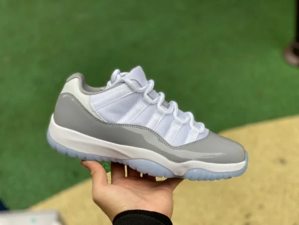 aj11 neues graues und weißes Low-Top, reines Original Air Jordan 11 Retro „Cool Grey“, cooles graues und weißes Low-Top, neu av2187-140