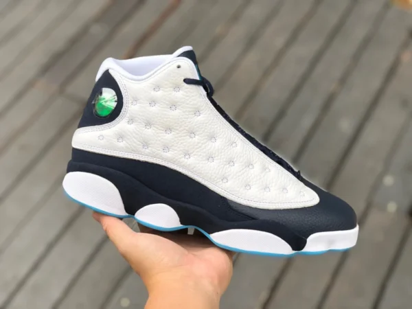 Aj13 Obsidian-Steinschicht, echte Carbonplatte. Air Jordan 13 Obsidian AJ13 Obsidian High-Top-Basketballschuhe 414571-144