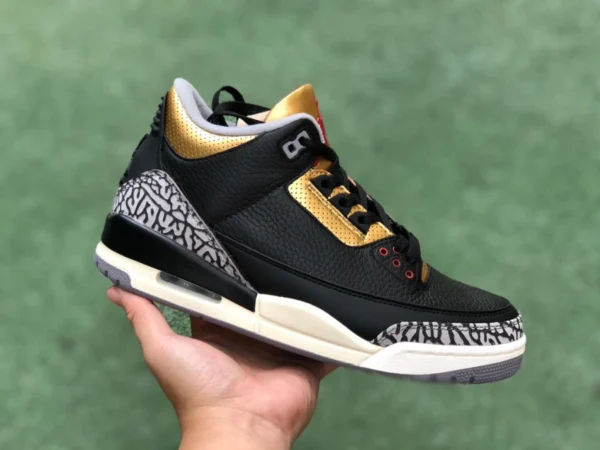 aj3 schwarz zement gold pure original Air Jordan 3 WMNS „Black Gold“ CK9246-067