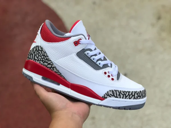 aj3 flammenrote kostengünstige Version der Air Jordan 3 AJ3 flammenroten, weißen und roten Retro-Basketballschuhe DN3707-160