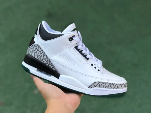 aj3 duck weiß und schwarz reines Original Air Jordan3 University of Oregon AJ3 duck weiß Burst-Muster 40,5-47,5