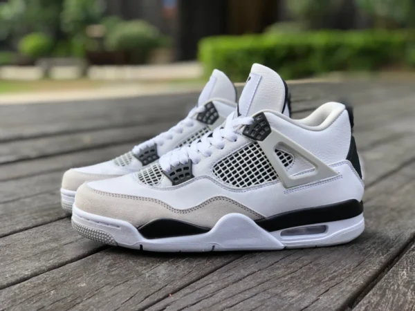 aj4 grau weiß schwarz Air Jordan 4 AJ4 grau weiß schwarz Panda weiß Zement Basketballschuhe DH6927-111