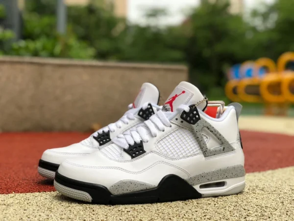 aj4 Weißzement reines Original Air Jordan 4 Weißzement AJ4 Weißzement 840606-192