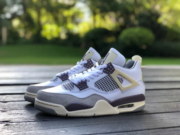 aj4 beige gelb pure original Air Jordan 4 x A Ma Maniere dh6927-068