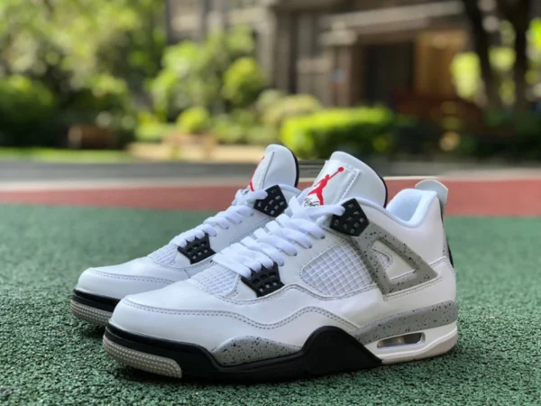 Aj4 White Cement hohe Version Air Jordan 4 White Cement AJ4 White Cement 840606-192