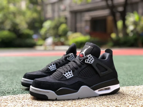 aj4 Black Canvas Air Jordan 4 „Black Canvas“ Black Cat 2.0 Black Canvas DH7138-006