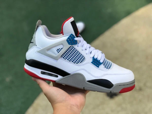 aj4 Yuanyang reine Originallieferung Air Jordan 4 AJ4 Joe 4 was der Yuanyang weiß rot blau Zement CI1184-146