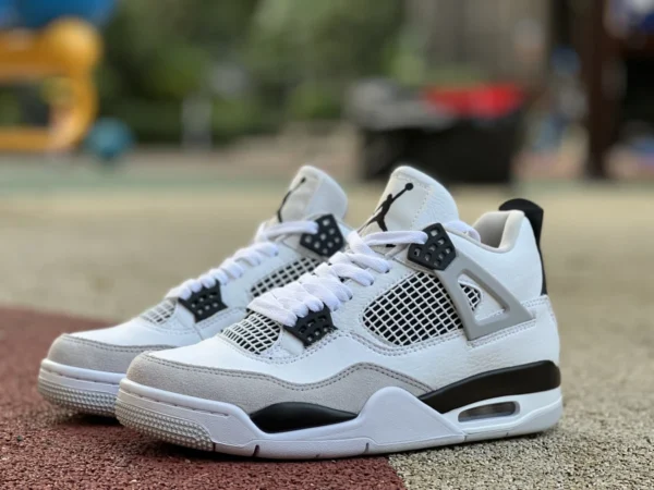 aj4 grau weiß schwarz kostengünstige Version der Air Jordan 4 AJ4 kleinen weißen zementgrauen weißen schwarzen Basketballschuhe DH6927-111