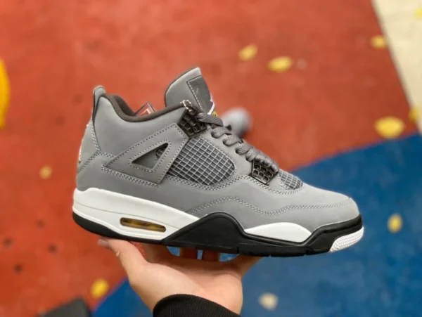 AJ4 Mouse Pure Original Air Jordan 4 Cool Grey AJ4 Grey Mouse Cool Grey Wildleder 308497-007