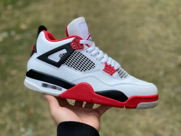 aj4 flammenrot T1 reines Original Air Jordan 4 AJ4 schwarz-weiß rotes Paar Modell flammenrot 2020 Replik DC7770-160