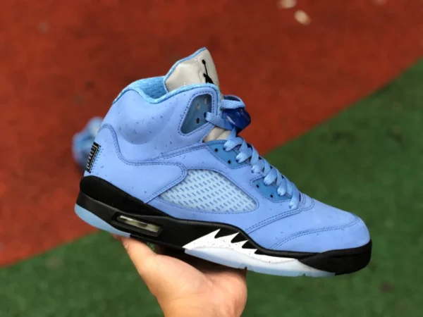 aj5 North Carolina blau DG pure original Air Jordan 5 „UNC“ blau schwarz dv1310-401