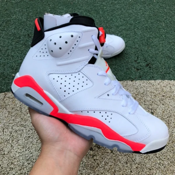 aj6 infrarot rein original Air Jordan 6 Infrarot AJ6 Sakuragi weiß rot infrarot 384664-384665-123