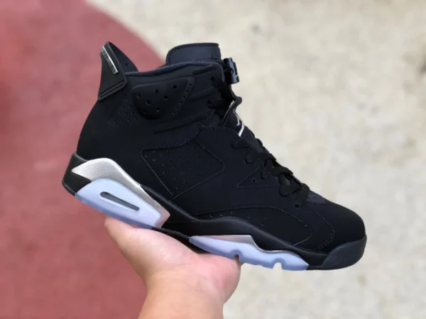 aj6 schwarz-silber High-Top Air Jordan 6 schwarz-silber High-Top Retro Metallic Silber dx2836-001