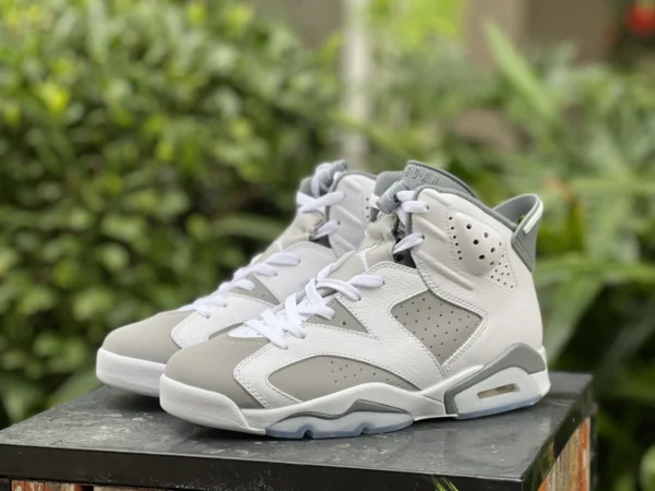 AJ6 Cool Grey High-Top-Schnittstück reines Original Air Jordan 6 Cool Grey AJ6 Cool Grey Retro-Basketballschuhe CT8529-100