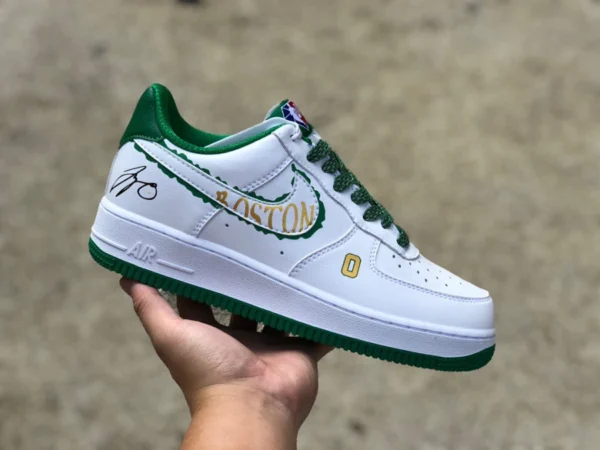 AF1 weiße und grüne Celtics Nike Air Force 1 Low '07 Low-Top-Air Force One-Sneaker nk9700-131