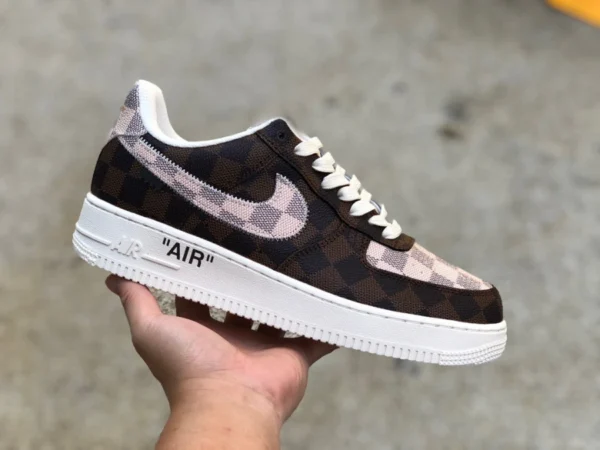 Af1 Joint ow Joint LV Louis Vuitton LV x Nike Air Force 1 x Off-White Joint AF1 Air Force One Joint LV 1A9V