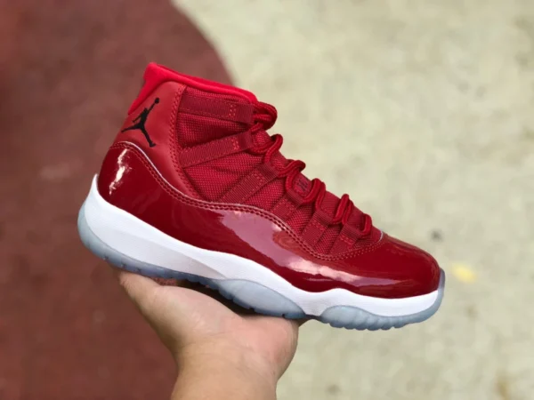 aj11 Big Red High Top Air Jordan 11 AJ11 Weiß Rot Big Red High Top Basketballschuhe 378037-623