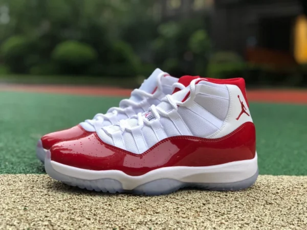 aj11 Cherry Red High Top Pure Original Air Jordan 11 „Cherry“ AJ11 Cherry Red White Red CT8012-116