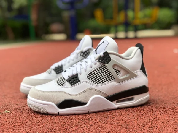 aj4 grau weiß schwarz Air Jordan 4 AJ4 grau weiß schwarz Panda weiß Zement Basketballschuhe DH6927-111