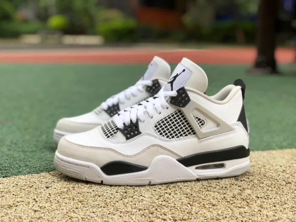 aj4 grau weiß schwarz Air Jordan 4 AJ4 grau weiß schwarz Panda weiß Zement Basketballschuhe DH6927-111