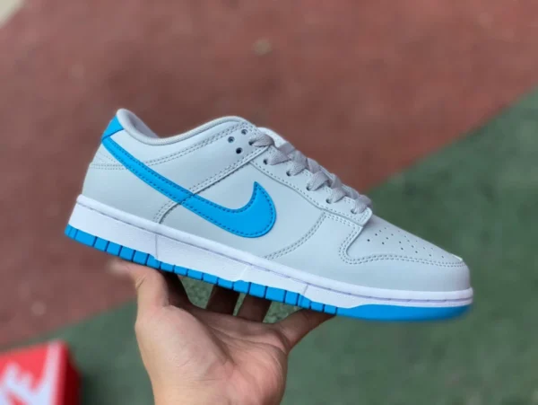 Dunk grau North Carolina blau Nike Dunk Low Retro blau grau stoßdämpfende, verschleißfeste Low-Cut-Sneaker DV0831-001