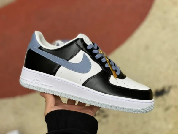 AF1 weiß schwarz grauer Schatten Nike Air Force 1 LowAF1 weiß schwarz grauer Schatten Air Force One Freizeitsneaker FD9065-100