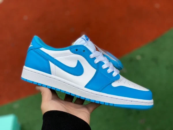 sb aj1 North Carolina blau reines original Air Jordan 1 Low X Dunk SB AJ1 Joe 1 joint UNC North Carolina blau CJ7891-401