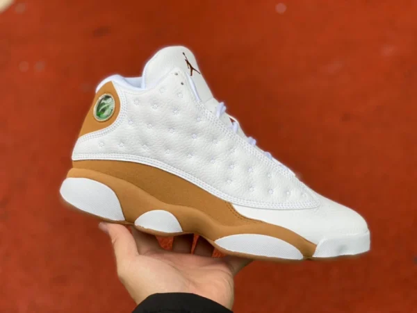 aj13 Wheat High-Top Air Jordan 13 „Wheat“ weiß und gelb Wheat 414571-171