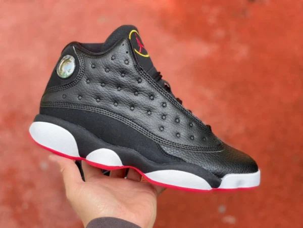 aj13 Playoffs High Top Leder Real Carbon Air Jordan 13 Playoffs Black Playoffs 2023 Edition 414571-062