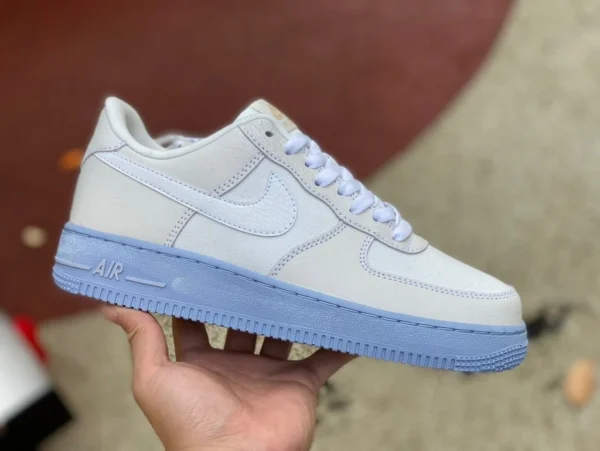 AF1 Salt Lake City weiß grau reines Original Nike Air Force 1 07 LV8 Salt Lake City weiß grau AF1 Low-Top-Freizeitsneaker DV0787-100