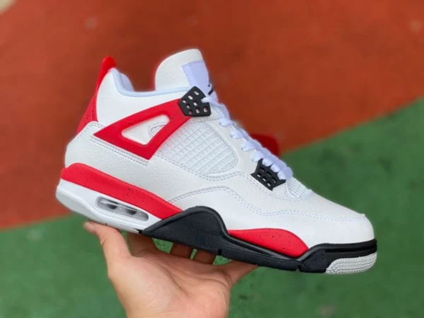 aj4 weiß roter Zement Air Jordan 4 Red Cement weiß roter Zement dh6927-161