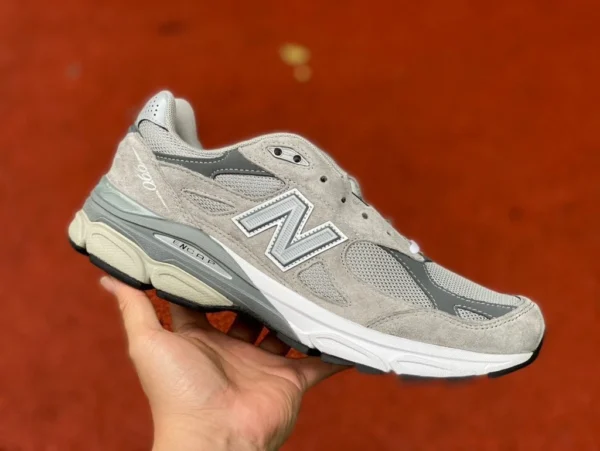 NB990 Yuanzu Grey President Edition New Balance NB990 In den USA hergestellte graue Sport- und Freizeit-Retro-Laufschuhe M990GY3 für Herren und Damen