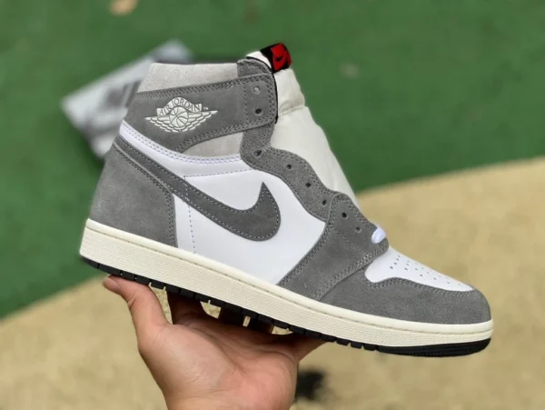 aj1 Washed Grey High Top DG Pure Original Air Jordan 1 High OG Washed Grey Washed Heritage DZ5485-051