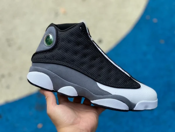 aj13 schwarz-weißer High-Top Air Jordan 13 Black Flint black flint 3M reflektierend DJ5982-060