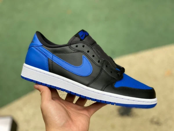 aj1 black blue low dg pure Original Air Jordan 1 Low AJ1 schwarz blau Low-Top-Retro-Casual-Basketballschuhe für Herren 705329-004