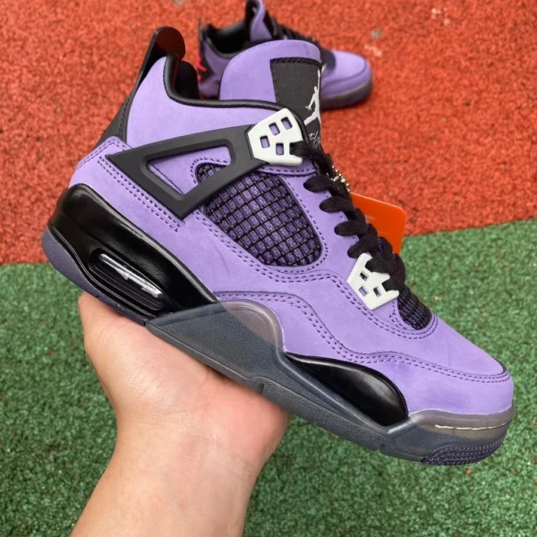 aj4ts lila Air Jordan4 x TravisScott AJ4 TS gemeinsamer Name