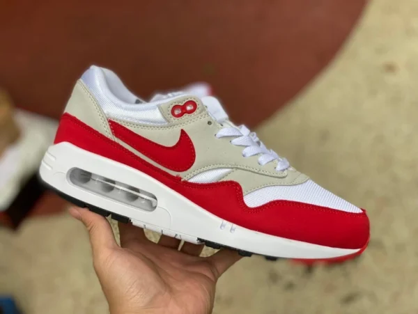 Max1 Weiß Grau Rot Nike Air Max 1 86 Big Bubble Rot Grau Retro Sportschuhe DO9844-DQ3989-100